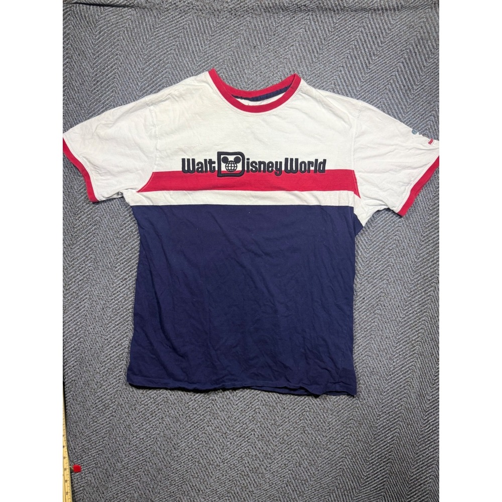 Disney Parks Mickey Mouse Red White Blue Americana Patriotic T-Shirt XL
